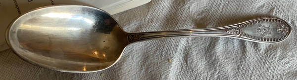 Ionic (Sterling, 1850) Gravy/Dressing Spoon with Button