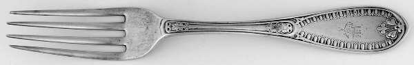 Ionic (Sterling, 1850) Monogram Fork