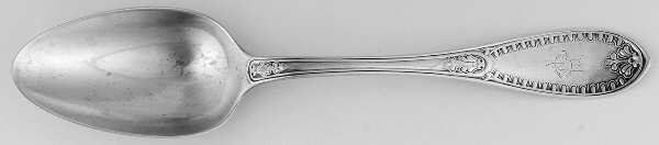 Ionic (Sterling, 1850) Monogram Tablespoon (Serving Spoon)