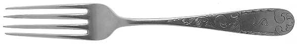 Mayflower (Sterling) Monogram Individual Salad Fork