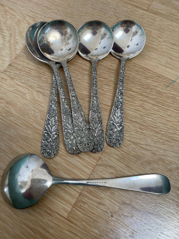 JRA1 (Sterling) Round Bowl Soup Spoon (Cream Soup)