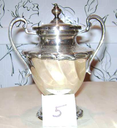 Sterling Hollowware Sugar Bowl & Lid