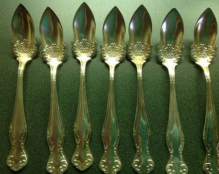 JRE1 (Silverplate) Fruit/Orange Spoon