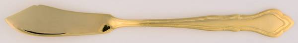 Elegance (Goldelectroplate) Flat Handle Master Butter Knife
