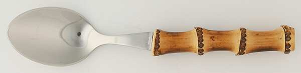 Bamboo-Natural (Stainless, Wood) Place/Oval Soup Spoon