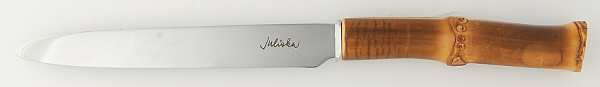 Bamboo-Natural (Stainless, Wood) New French Hollow Knife