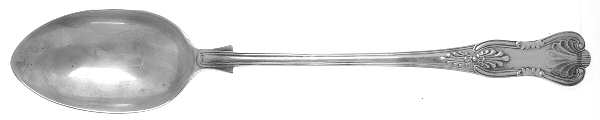 Kings (Silverplate) Large Solid Dressing Spoon