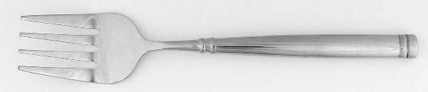 Milano (Stainless) Large Solid Cold Meat Serving Fork by Joseph Abboud