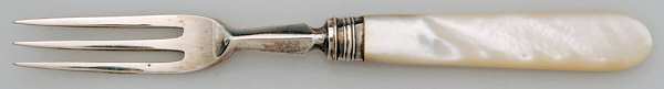 Pearl Handle Flatwae 1 (Sterling) Pearl Handle Individual Fruit Fork