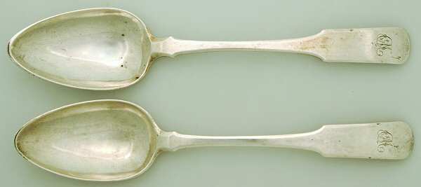 Fiddle (Sterling) Tablespoon (Serving Spoon) - Set of 2