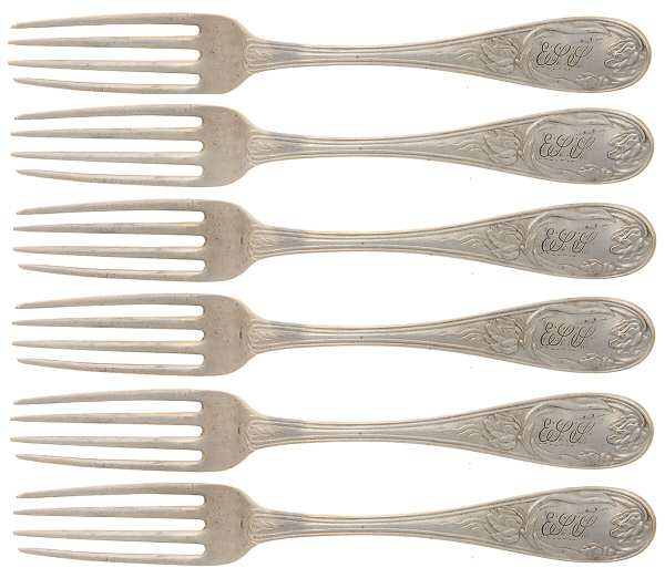 JSO1 (Coin) Fork - Set of 6