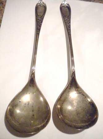 JTO6 (Sterling) Solid Serving Spoon