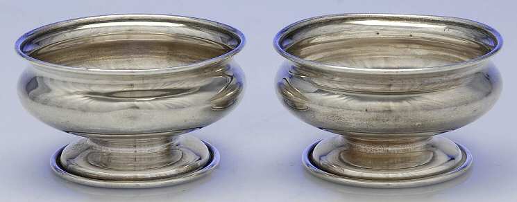 1508 (Sterling, Hollowware) Master Open Salt (Set of 2)