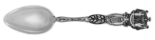 States & Cities Souvenir Spoons(Sterling) Hawaii Teaspoon