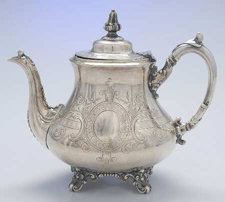 JGW1 (Silverplate, Hollowware) Tea Pot