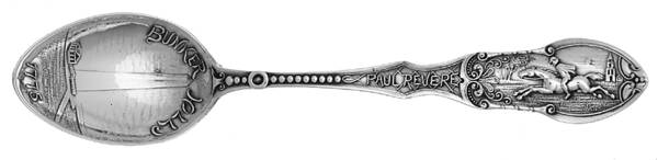 States & Cities (Sterling) Massachusetts Demitasse Spoon