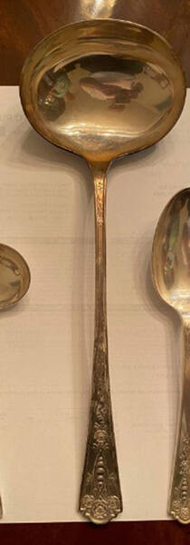 Jds12 (Sterling) Solid Soup Ladle