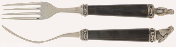 Elephant-Black (Silverplate) Dessert Fork
