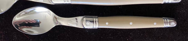 Laguiole-Mastic Taupe (Stainless) Teaspoon