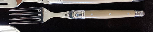 Laguiole-Mastic Taupe (Stainless) Individual Salad Fork