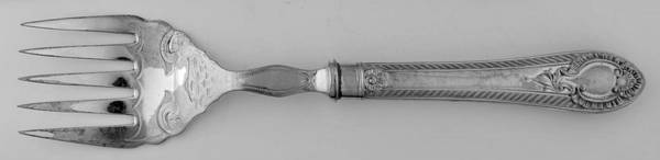 J5S2 Individual Hollow Fish Fork w/Silverplate Tines