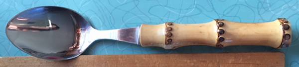 Natural Bamboo (Stainless) Place/Oval Soup Spoon
