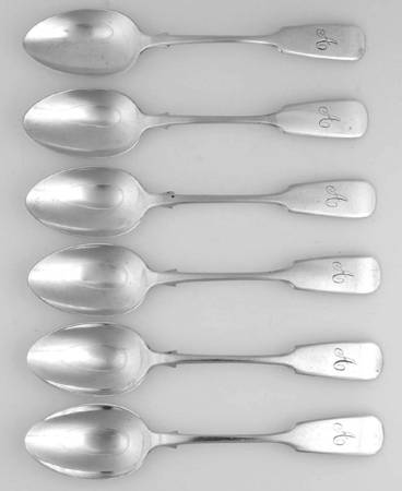 JWZ2 (Sterling) Tea/Five O'Clock Spoon - Set of 6