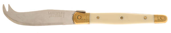 Laguiole Ivory (Gold Accent) Individual Solid Cheese Pick