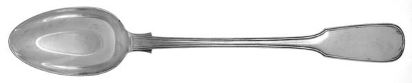 Silverplate Flatware Large Solid Dressing Spoon