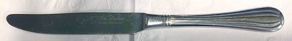 JED12 (Stainless, Gold Accent) New French Solid Knife