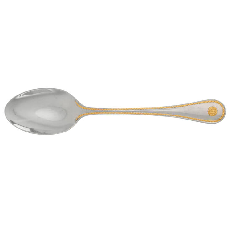 Berry and Thread-Gold Accent (Stainless) Teaspoon