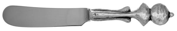 JBX16 (Silverplate) Butter Spreader Hollow Hdl-Paddle/Stainless Blade