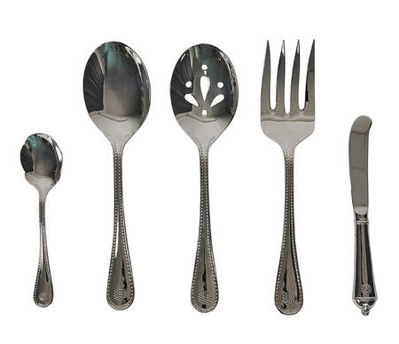 Berry and Thread Polished 5 Piece Hostess Set