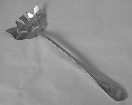 Betsy Patterson-Plain (Sterling) Bacon Fork (All Solid Piece)