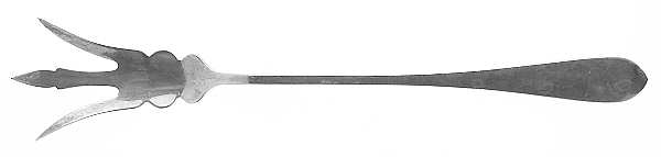Betsy Patterson-Plain (Sterling) Large Lettuce Serving Fork