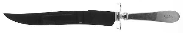 Betsy Patterson-Plain (Sterling) Large Stainless Blade Roast Carving Knife