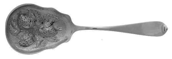 Betsy Patterson-Plain (Sterling) Small Chased Berry Spoon-3 Berries