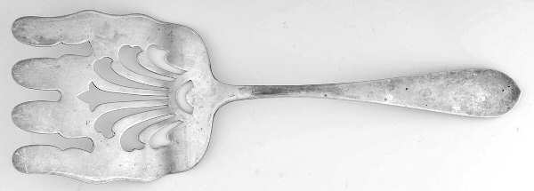 Betsy Patterson-Plain (Sterling) Large Solid Asparagus Serving Fork