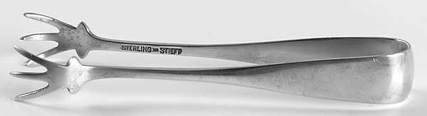 Betsy Patterson-Plain (Sterling) Large Sugar Tongs