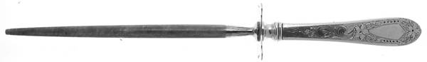 Betsy Patterson-Eng (Sterling, 1932) Large Steel Rod Knife Sharpener