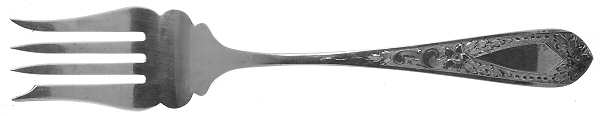 Betsy Patterson-Eng (Sterling, 1932) Medium Solid Cold Meat Serving Fork