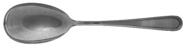 Calvert (Sterling, 1927, No Monograms) Large Solid Serving Spoon