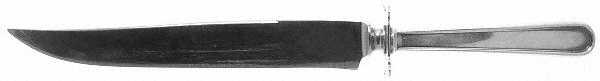 Calvert (Sterling, 1927, No Monograms) Small Steak Carving Knife with Stainless Blade