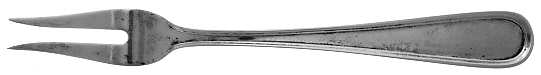 Calvert (Sterling, 1927, No Monograms) Individual Lemon Fork