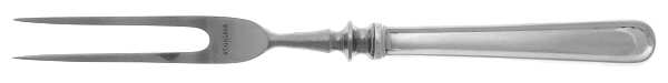 Calvert (Sterling, 1927, No Monograms) Small Steak Carving Fork with Stainless Prongs