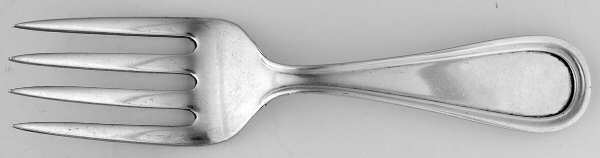 Calvert (Sterling, 1927, No Monograms) Baby Fork