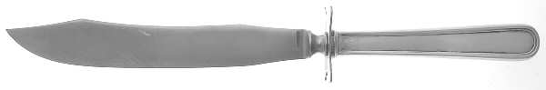 Calvert (Sterling, 1927, No Monograms) Large Carving/Roast Knife StnlBl w/Sterling Guard