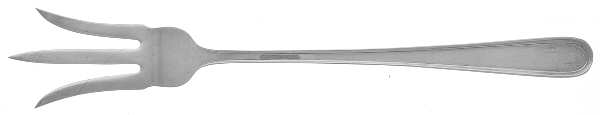 Calvert (Sterling, 1927, No Monograms) Large Lettuce Serving Fork
