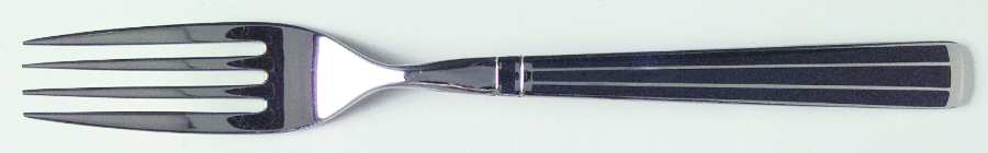 Cloisonne Embassy (Stainless-Cobalt-No Gold) Fork by Kirk Stieff