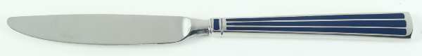 Cloisonne Embassy (Stainless-Cobalt-No Gold) Modern Hollow Knife